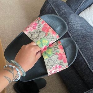 Gucci Floral Slides